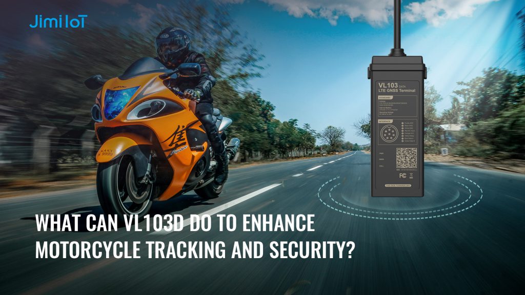 ¿Qué puede hacer el VL103D para mejorar el seguimiento y la seguridad de las motocicletas?