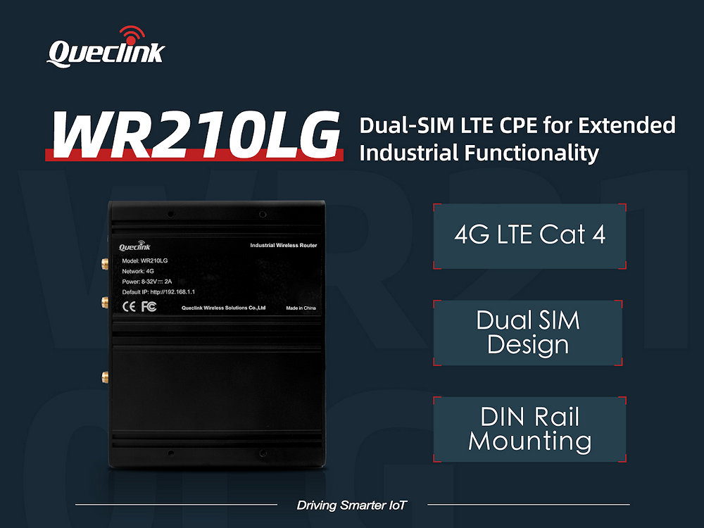 Queclink presenta WR210LG: un cambio en la conectividad industrial