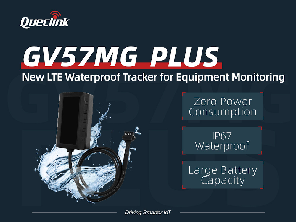 Queclink presenta GV57MG Plus, un rastreador impermeable de última generación para una supervisión fiable de los equipos