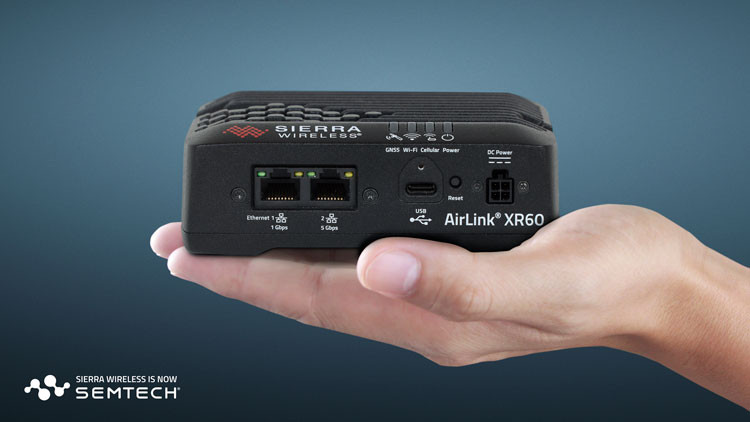 Semtech anuncia el lanzamiento de AirLink XR60, el router 5G robusto más pequeño del mundo