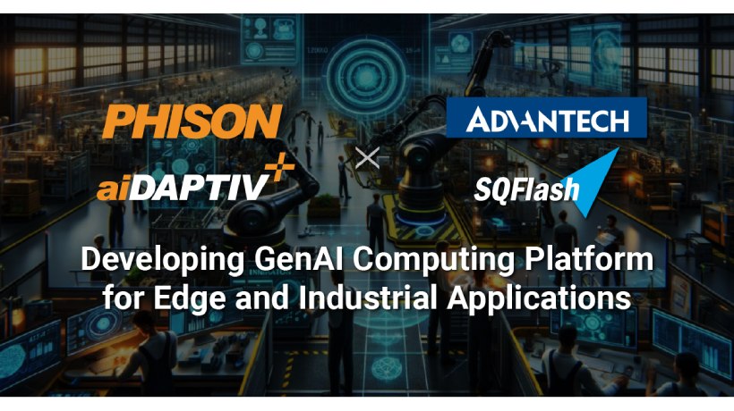 Advantech colabora con Phison en el desarrollo de una plataforma GenAI para aplicaciones Edge e industriales