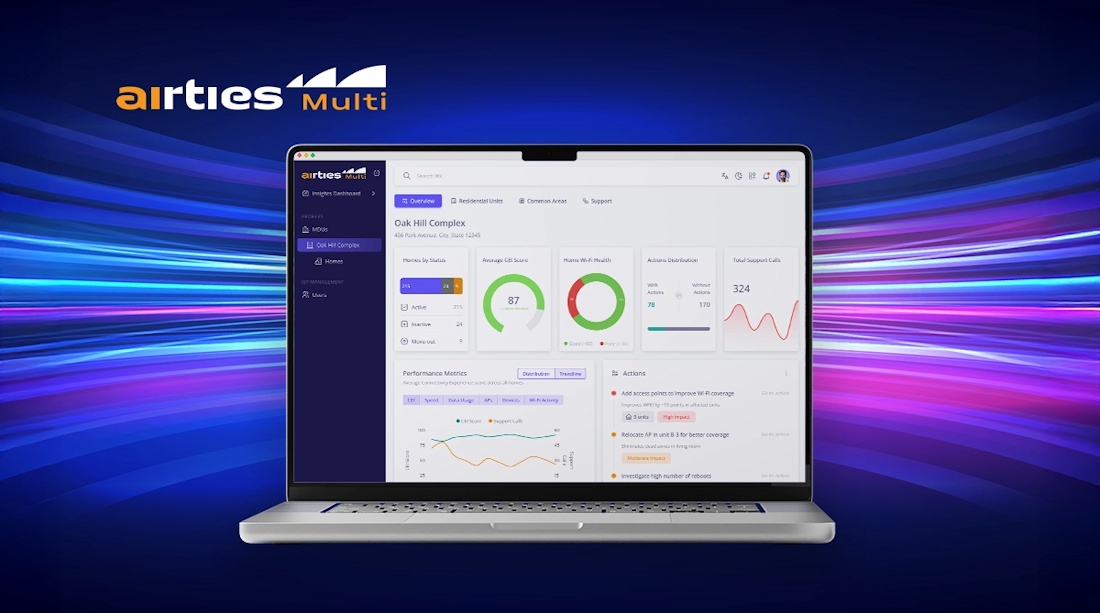 Airties lanza una plataforma de conectividad Wi-Fi gestionada para edificios multifamiliares con soporte IoT