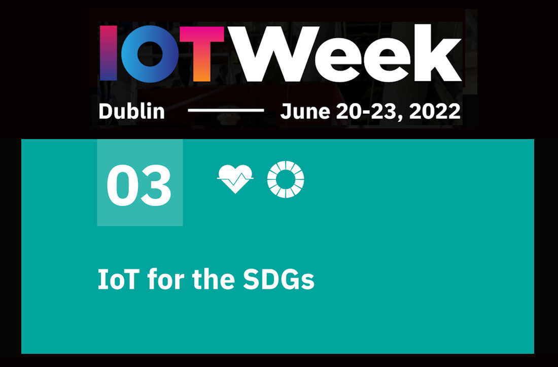 3ª Área temática en la IoT Week IoT para Objetivos de Desarrollo