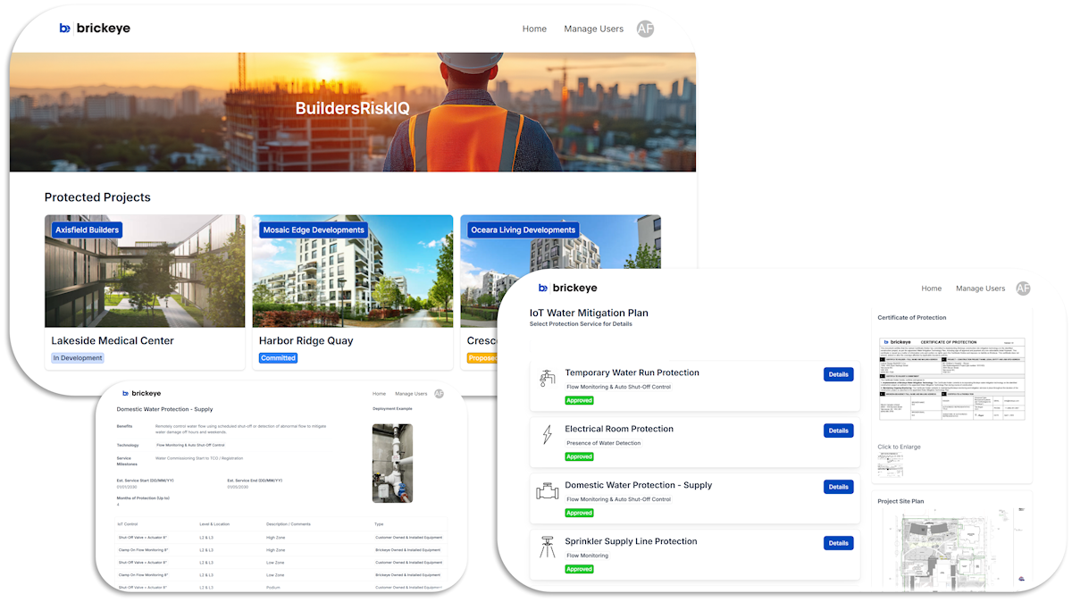 Brickeye lanza BuildersRiskIQ, una plataforma pionera para mitigar riesgos en la construcción con IoT