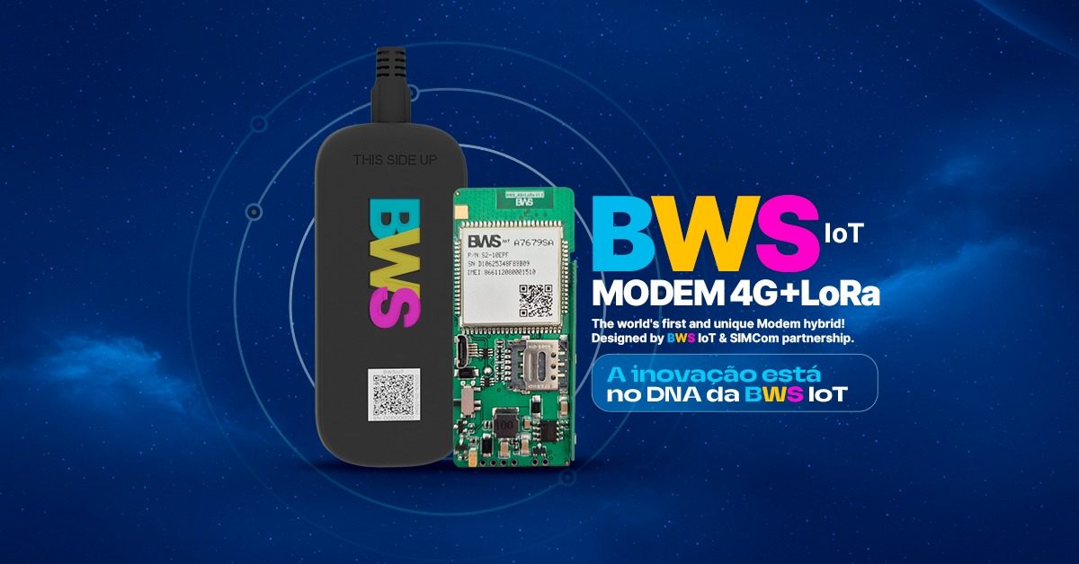 BWS IoT y SIMCom lanzan el primer módem híbrido LTE Cat.1 bis + LoRa para rastreo inteligente