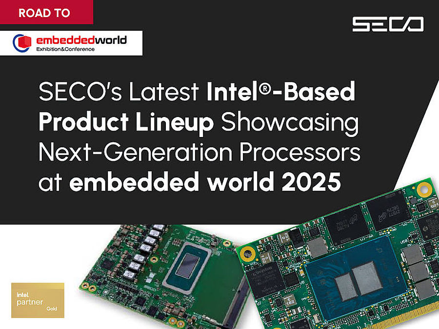 SECO presentará en Embedded World 2025 su nueva generación de soluciones embebidas con tecnología Intel