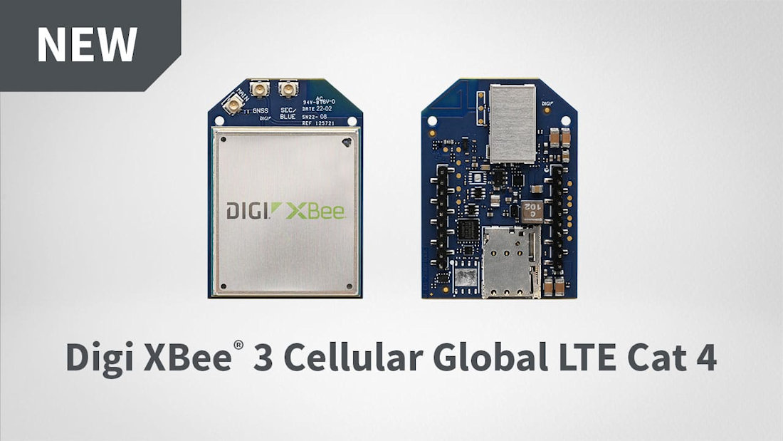 Conectividad global e inteligencia local: así es el Digi XBee 3 LTE Cat 4