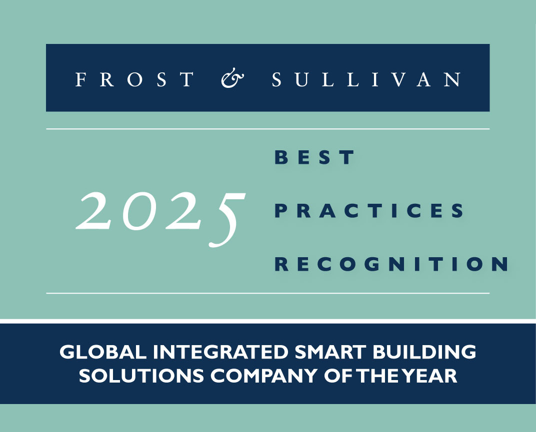 Distech Controls, líder global en edificios inteligentes, recibe el premio Company of the Year 2025 de Frost & Sullivan