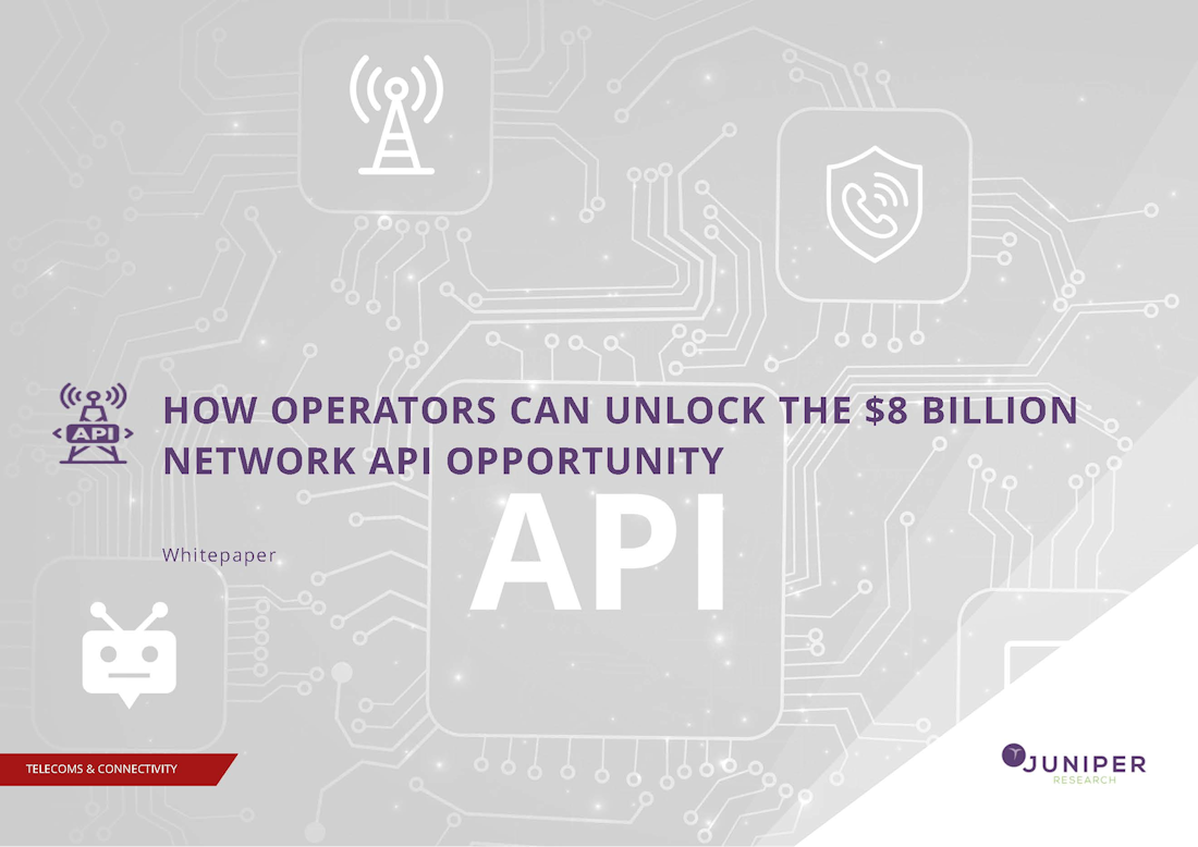 Juniper Research: los operadores impulsarán el mercado IoT con APIs de red para autenticación, localización y control de calidad de comunicaciones