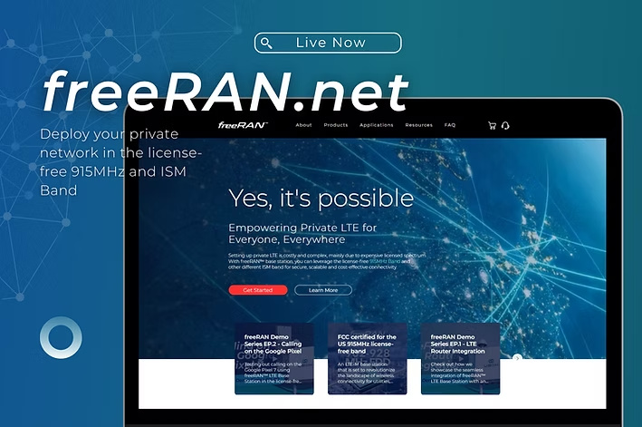 Ubiik lanza freeRAN.net para impulsar redes LTE/5G privadas en espectro sin licencia