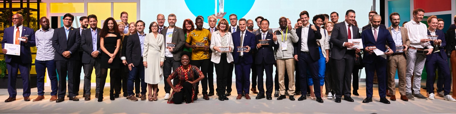 Ganadores de los World Smart City Awards 2022. La convocatoria recibió 337 propuestas de alto nivel procedentes de 60 países