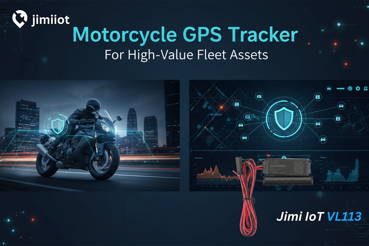Jimi IoT presenta el VL113, un rastreador GPS encubierto para flotas y motocicletas de alto valor