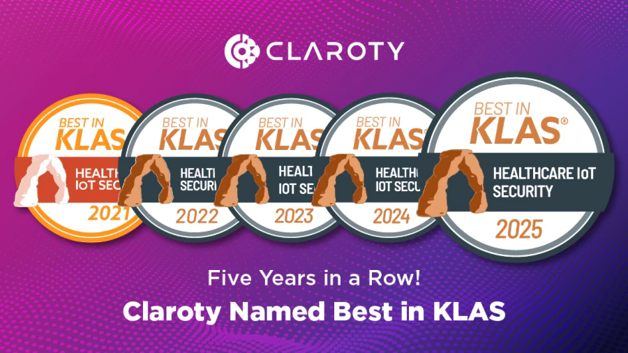 Claroty xDome, galardonado como el mejor en seguridad IoT en el sector salud en el informe 'Best in KLAS' 2025