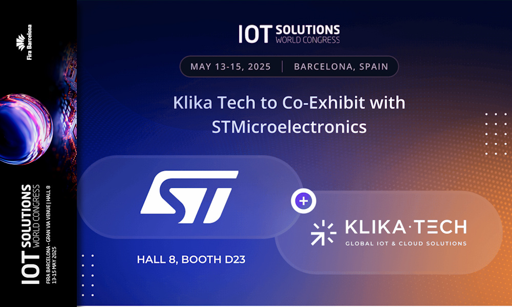 Klika Tech y STMicroelectronics presentan en IOTSWC 2025 un sistema de inspección industrial con IA en el borde y visión artificial