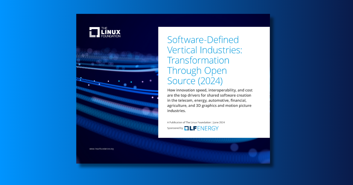 Un nuevo informe de The Linux Foundation revela cómo el código abierto impulsa la transformación técnica de las industrias verticales