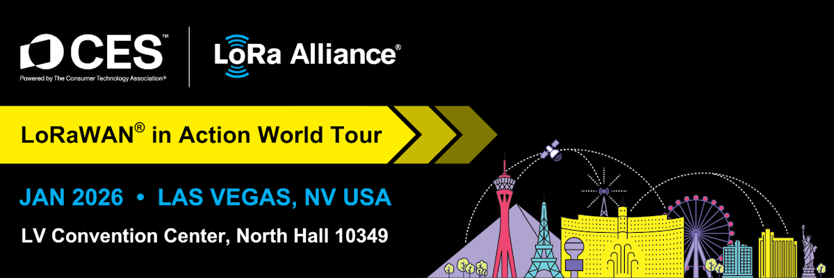 LoRa Alliance muestra el futuro del IoT en CES 2026