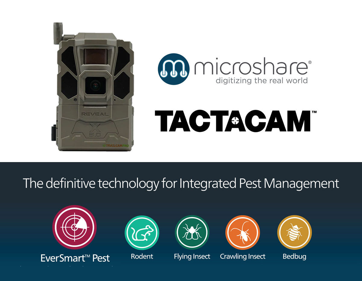 Microshare y Tactacam lanzan una solución pionera para el control remoto de plagas con cámaras celulares