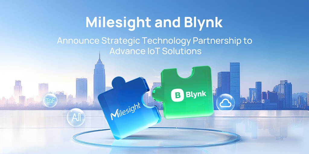 Milesight y Blynk anuncian alianza estratégica para ofrecer soluciones IoT integrales y de rápida implementación