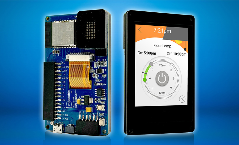 Moddable lanza Moddable Six, la nueva plataforma IoT con interfaz de usuario interactiva y soporte para JavaScript moderno