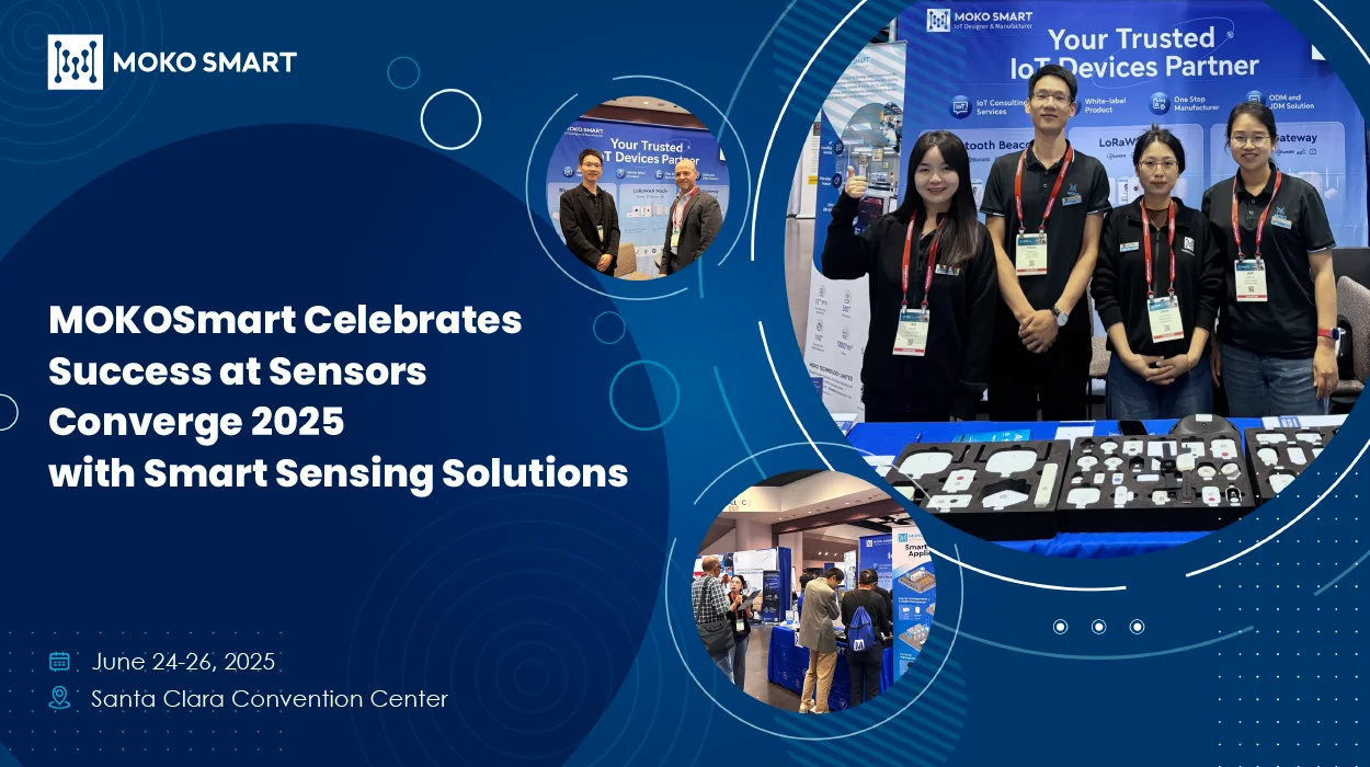 MOKOSmart exhibe su ecosistema de sensores inteligentes en Sensors Converge 2025