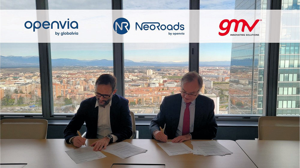 Openvia Mobility firma un acuerdo de colaboración con GMV para impulsar NeoRoads, su iniciativa de carreteras conectadas inteligentes