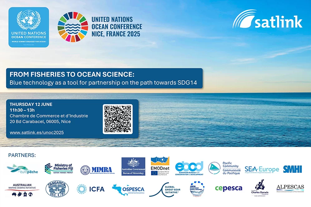 Satlink participará en la Cumbre de los Océanos de la ONU con un evento sobre tecnología azul y sostenibilidad