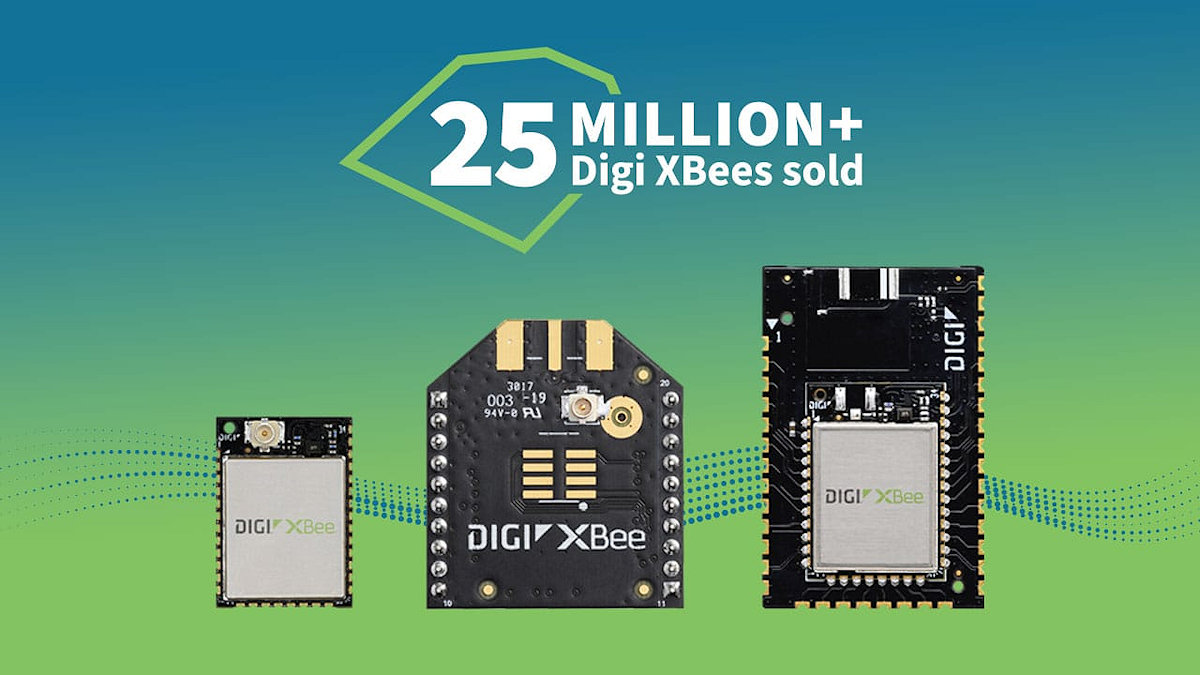 Digi International alcanza los 25 millones de módulos inalámbricos XBee enviados en todo el mundo