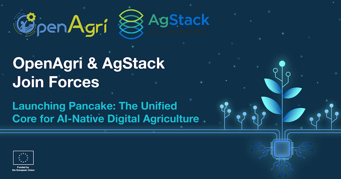 OpenAgri y AgStack lanzan Pancake, el núcleo abierto que revoluciona la agricultura digital