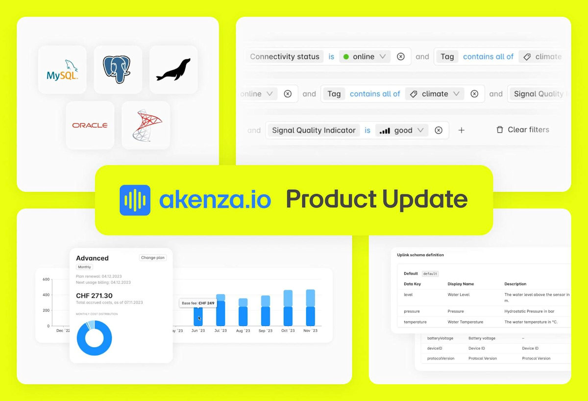 akenza anuncia potentes mejoras en su plataforma para impulsar proyectos de IoT a niveles empresariales