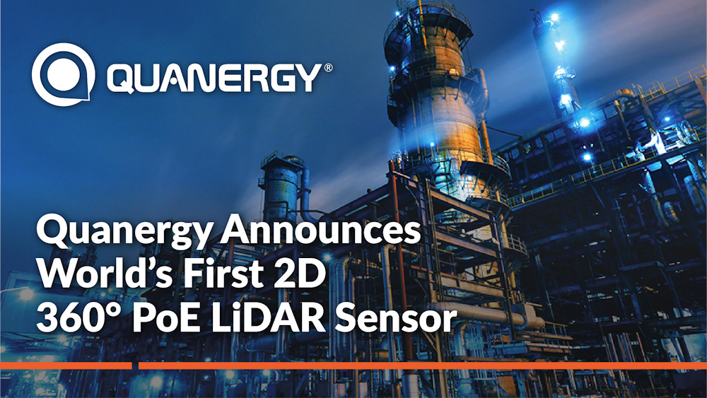 Quanergy anuncia el primer sensor LiDAR 2D 360° PoE del mundo