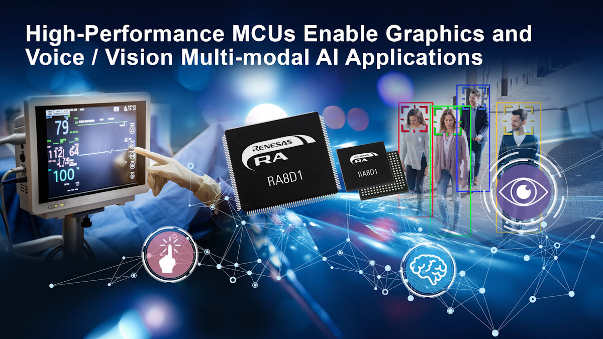 Renesas Electronics lanza MCU RA8D1 con procesador Arm Cortex-M85 para automatización, hogar inteligente y soluciones IoT