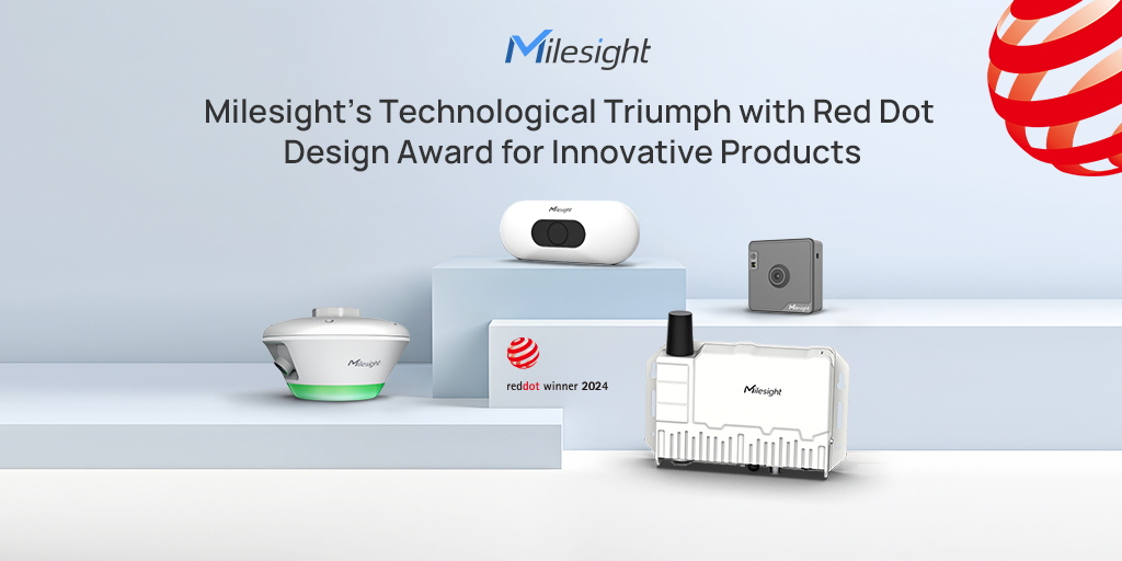 Productos de Milesight reconocidos por su diseño y funcionalidad avanzada con el Red Dot Design Award