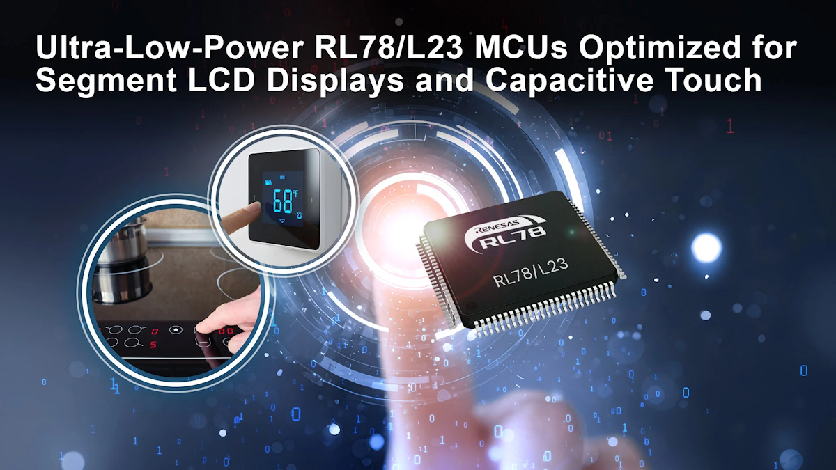 Renesas lanza los microcontroladores RL78/L23 orientados a electrodomésticos inteligentes y soluciones IoT