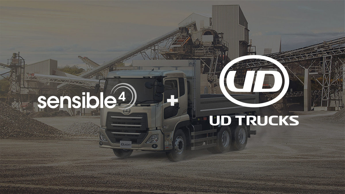 Sensible 4 y UD Trucks se asocian para automatizar un camión en una planta industrial activa