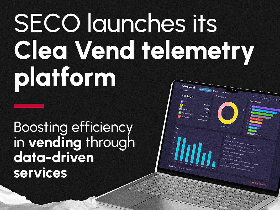 SECO lanza Clea Vend, una plataforma de telemetría que impulsa la eficiencia y conectividad del sector del vending