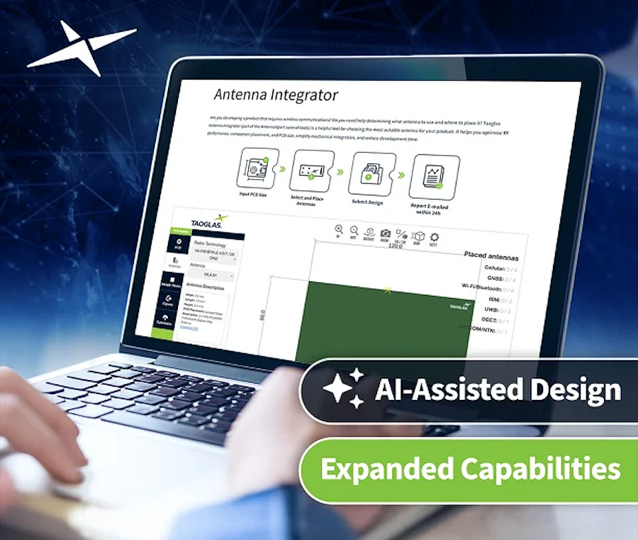 Taoglas amplía Antenna Integrator con nuevas funciones para optimizar diseños IoT Taoglas amplía Antenna Integrator con nuevas funciones para optimizar diseños IoT