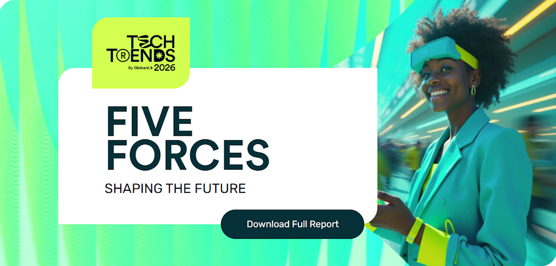 Globant identifica cinco fuerzas que redefinirán la IA empresarial en 2026