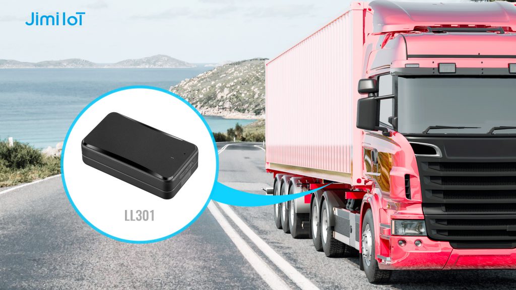 Protección del transporte de mercancías con el localizador GPS inalámbrico LL301 de Jimi IoT